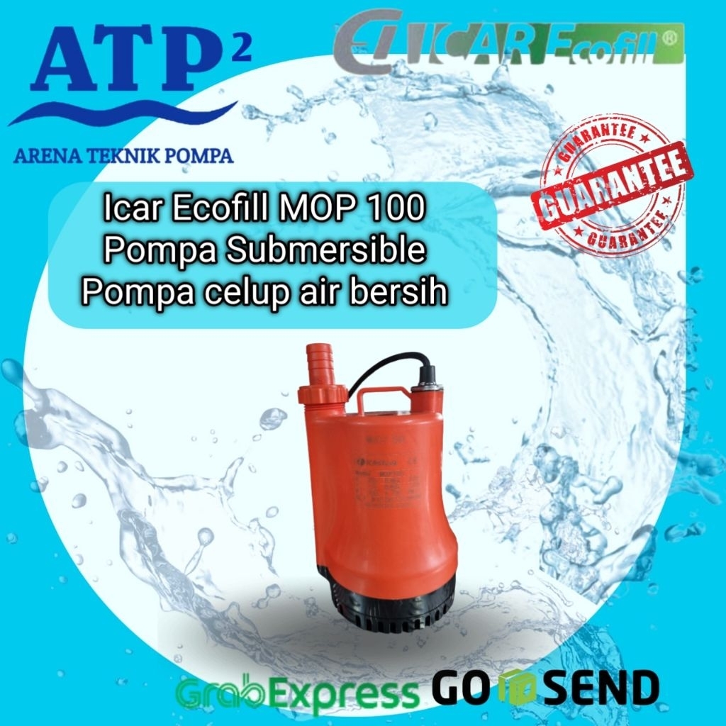 Icar Ecofill MOP 100 Pompa Celup submersible Air Bersih