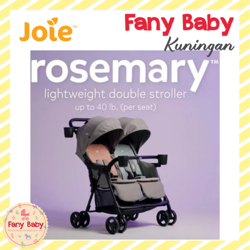 JOIE ROSEMARY DOUBLE STROLLER - STROLLER TWIN - KERETA DORONG BAYI KEMBAR