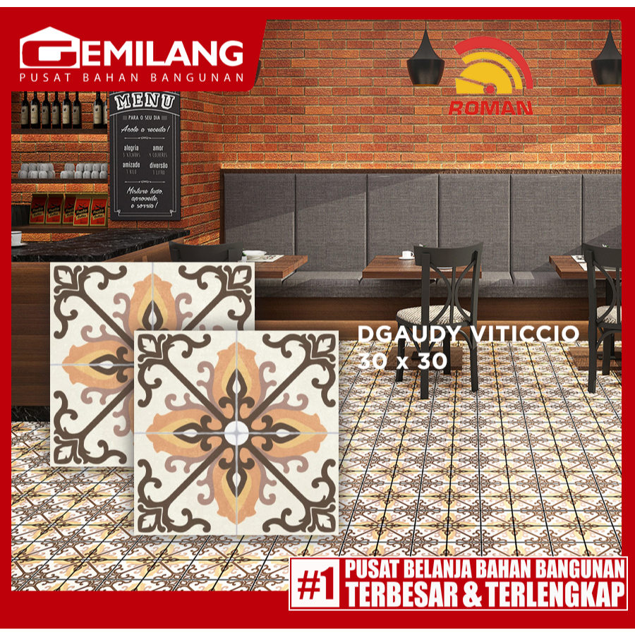 ROMAN GRANIT DGAUDY VITICCIO (GT332726R) 30 x 30