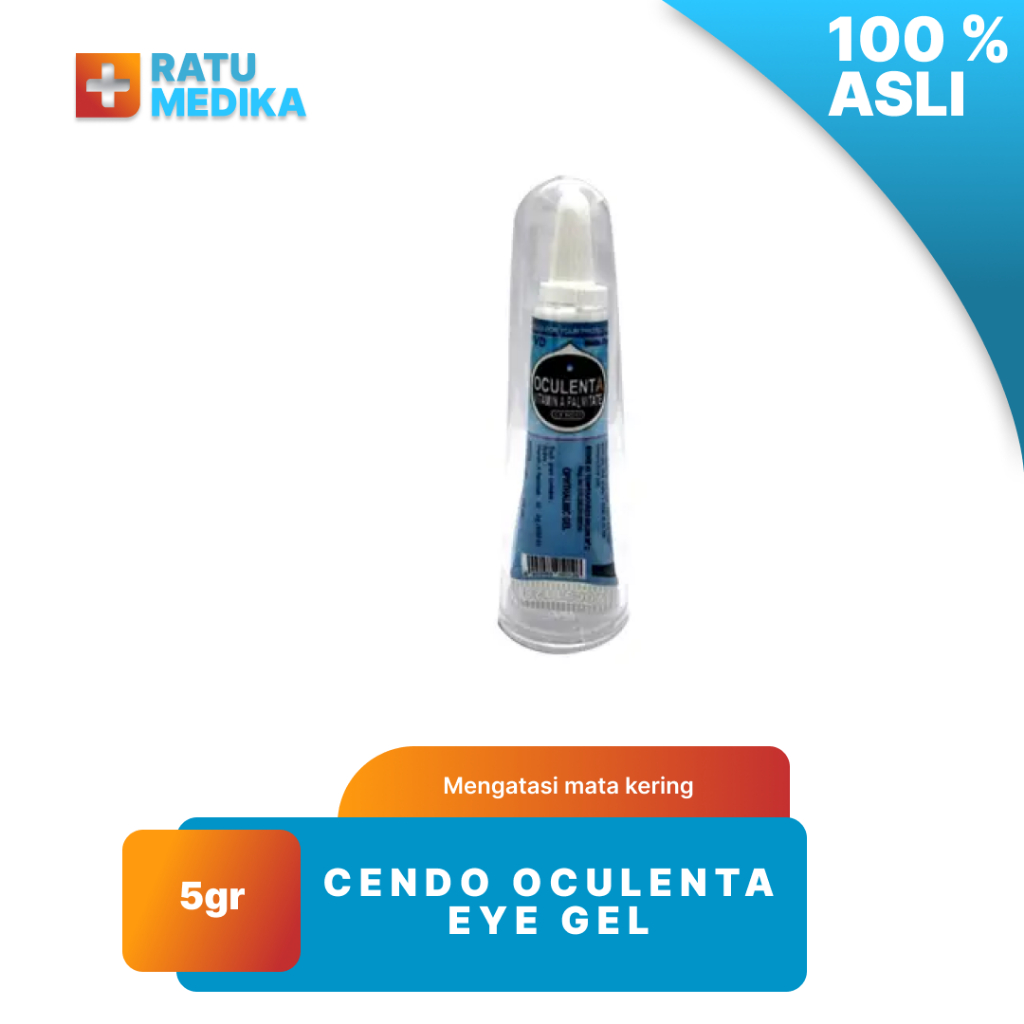 Cendo Oculenta Eye Gel 5 Gr - Gel Mata dengan Vitamin A untuk Meredakan Iritasi