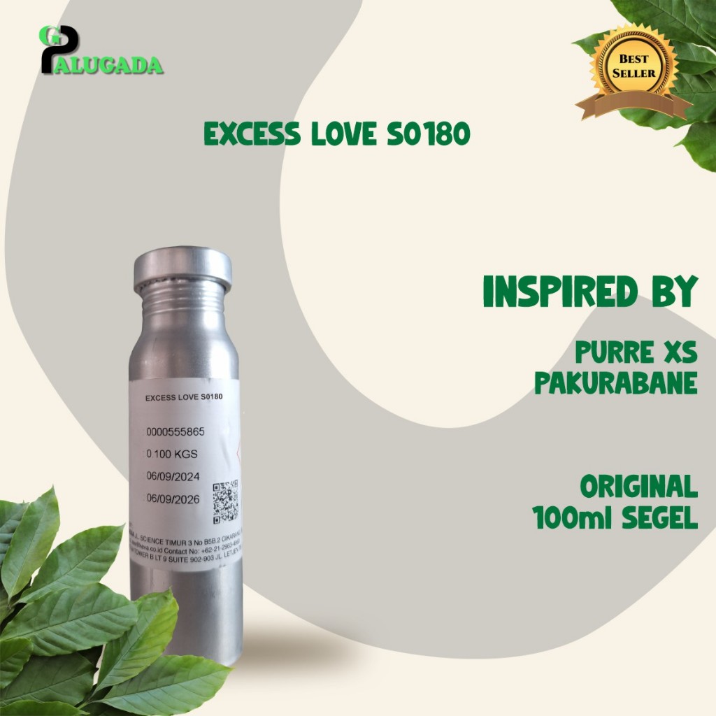 Bibit Parfum Murni EXCESS LOVE |  KEVA 100ML SEGEL