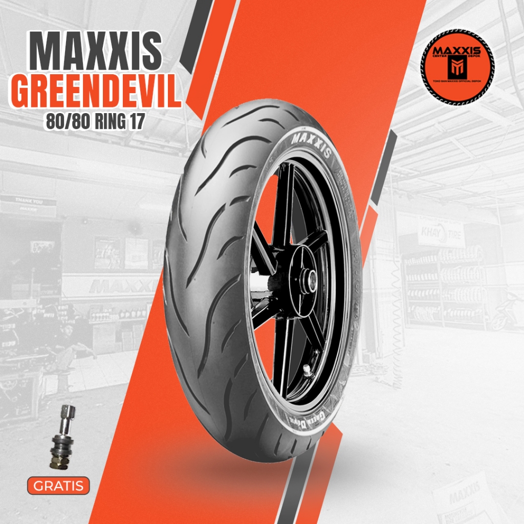 BAN MAXXIS GREENDEVIL Ring 17 Tubeless Satuan/Sepasang