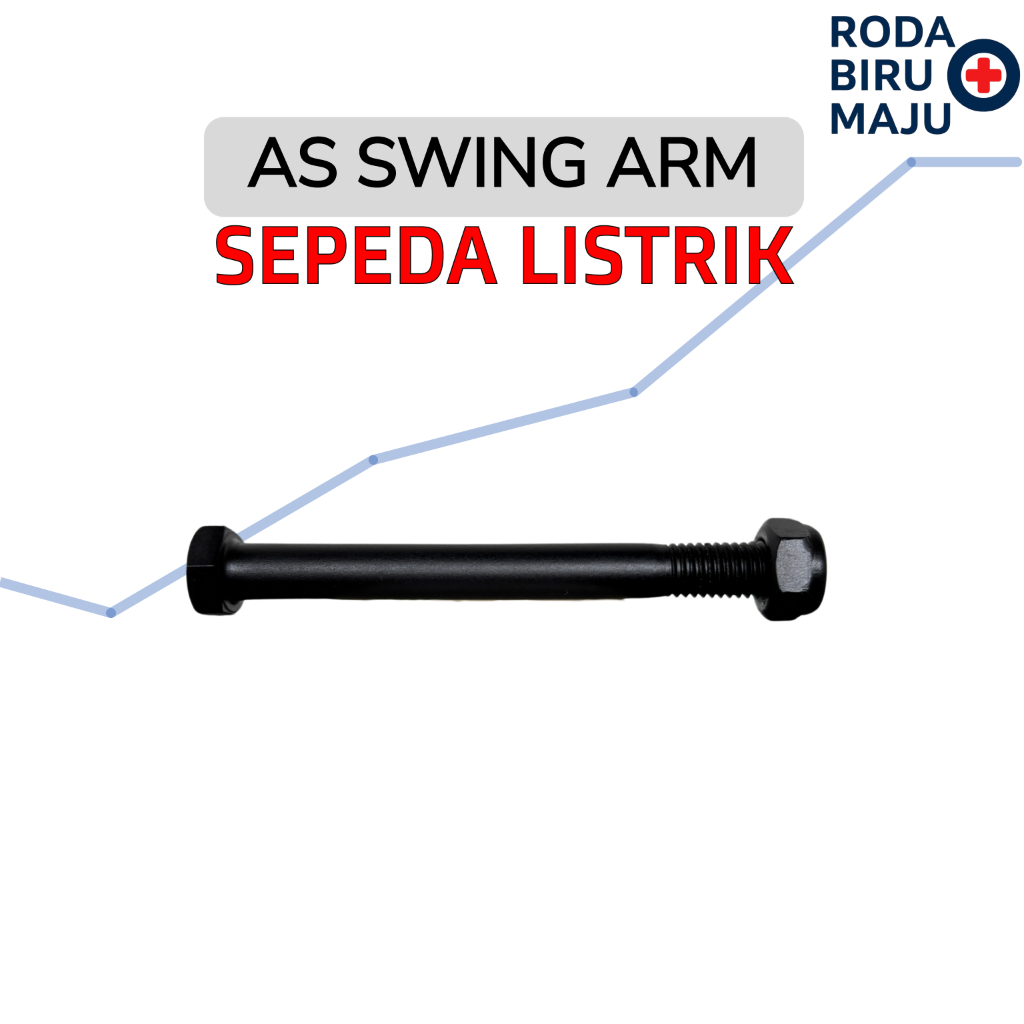 As Arm Swing Arem Lengan Ayun Diameter 12mm Panjang 12,4cm Sepeda Listrik