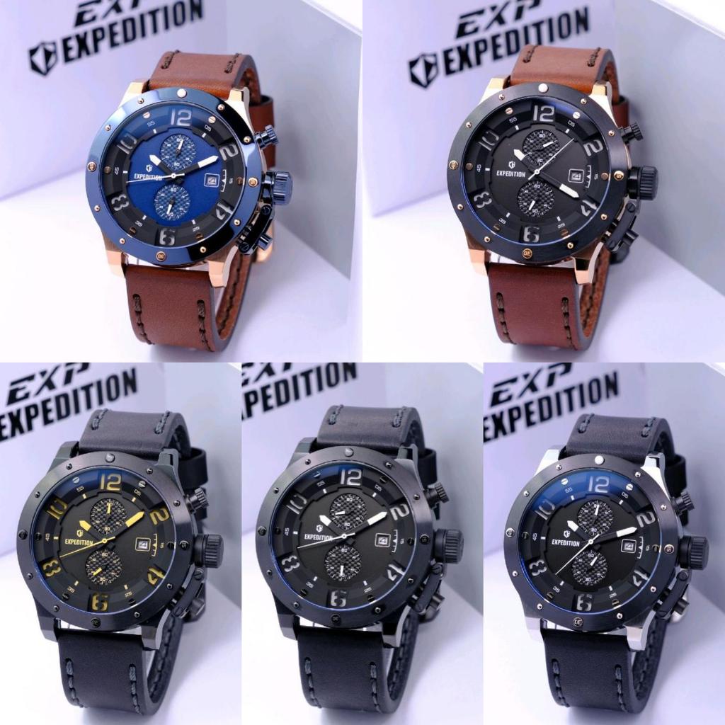 Jam Tangan Pria Expedition EXP6381 EXP 6381 E 6381 E6381 Original Garansi Resmi 1 Tahun
