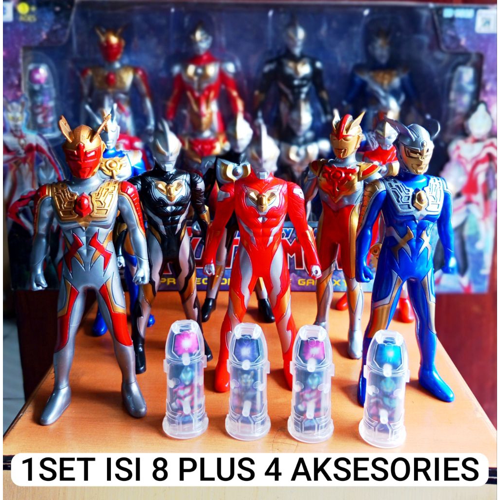 ULTRAMAN 8IN1 ROBOT MAINAN ANAK COWOK THEI MIGHT GIANT COD GRATIS ONGKIR HERO GALAXY BP9565 SUPER JA