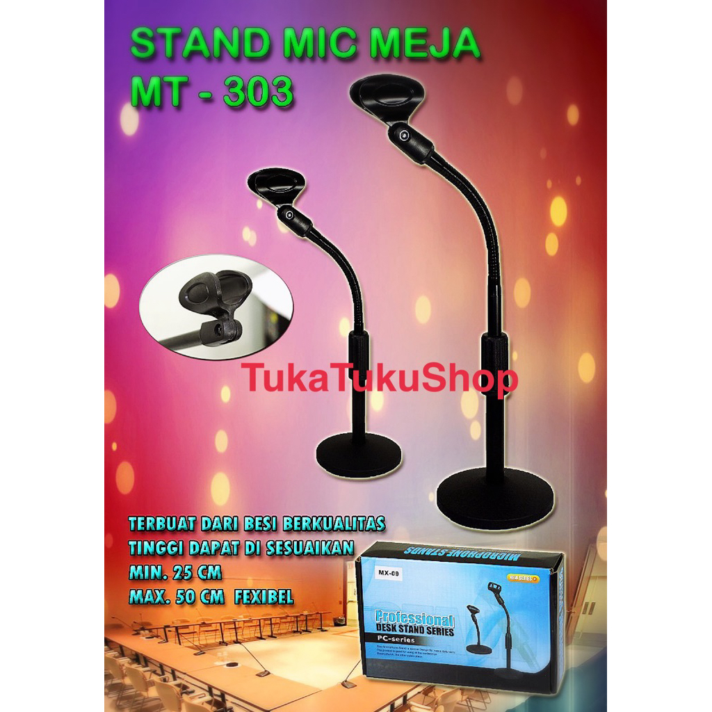 Stand Mic Live Streaming Meja 303