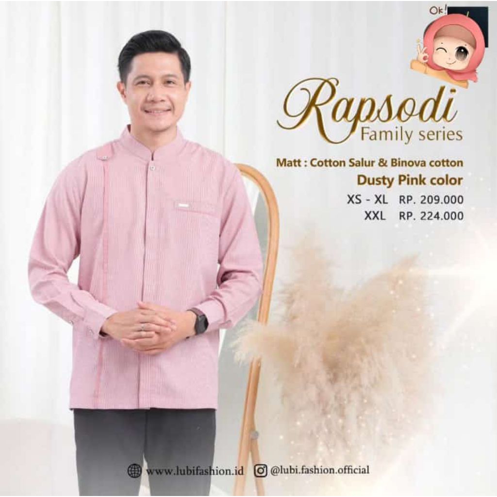 KOKO DEWASA RAPSODI LUBI KOKO PRIA DUSTY PINK