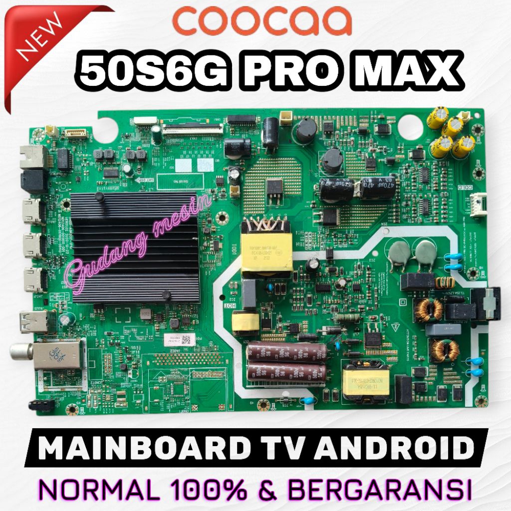MB TV COOCAA 50S6G PRO MAX / MAINBOARD TV COOCAA 50S6G PRO MAX / MESIN TV COOCAA 50S6G PRO MAX / MOD