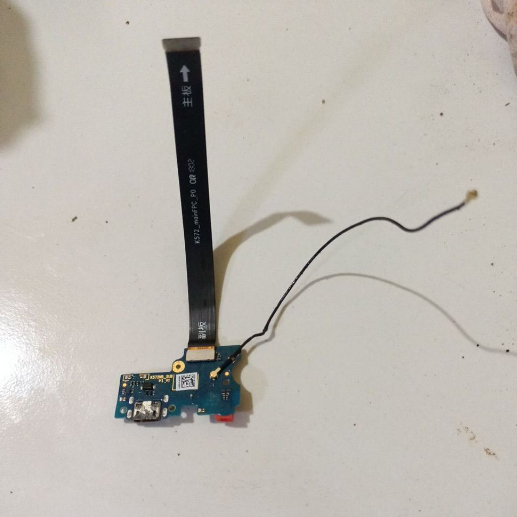 papan cas & flexible & antena Lenovo k350t original copotan