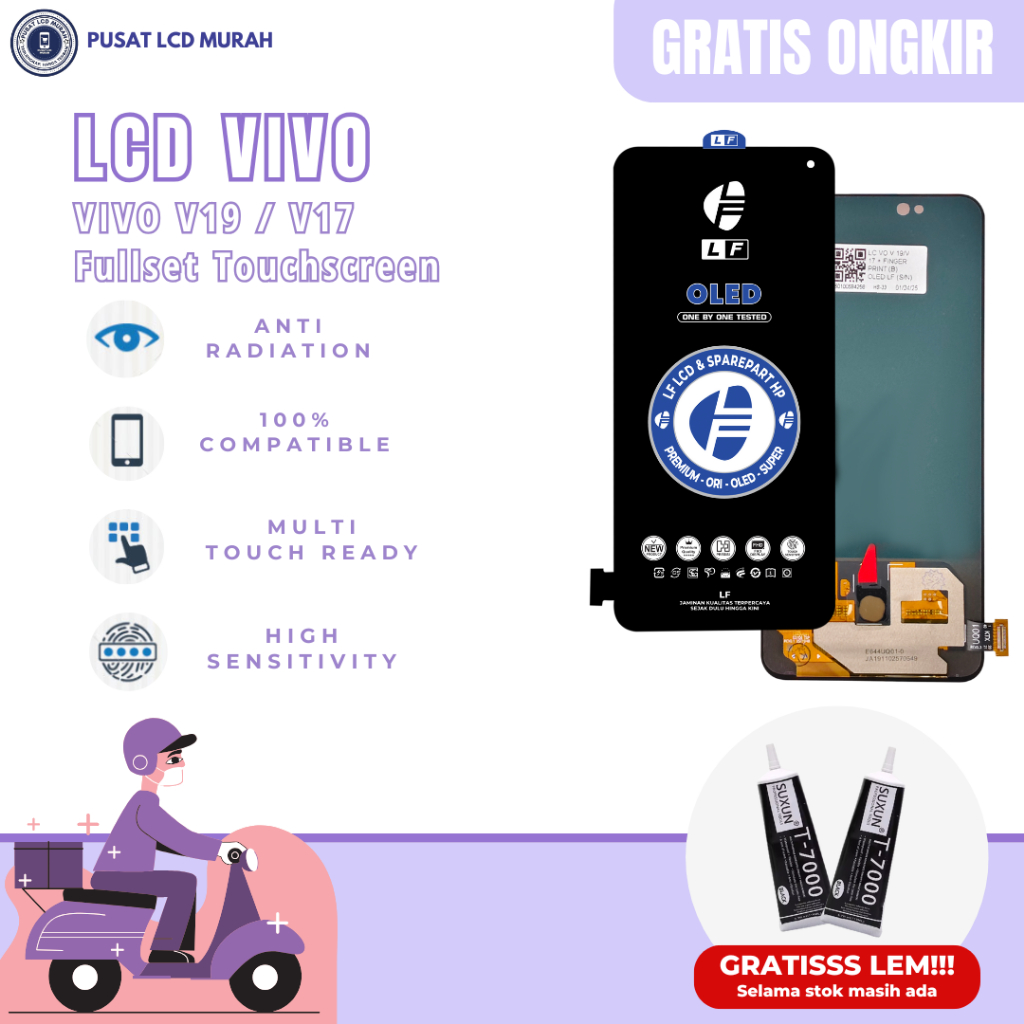 LCD VIVO V19 / V17 FULLSET TOUCHSCREEN
