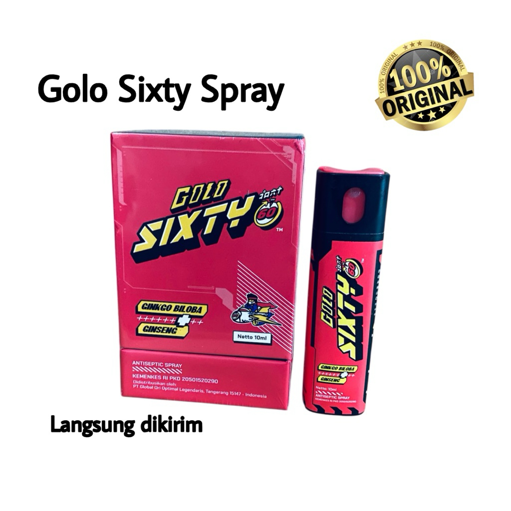 Golo sixty spray splorasi untuk pria mr golo