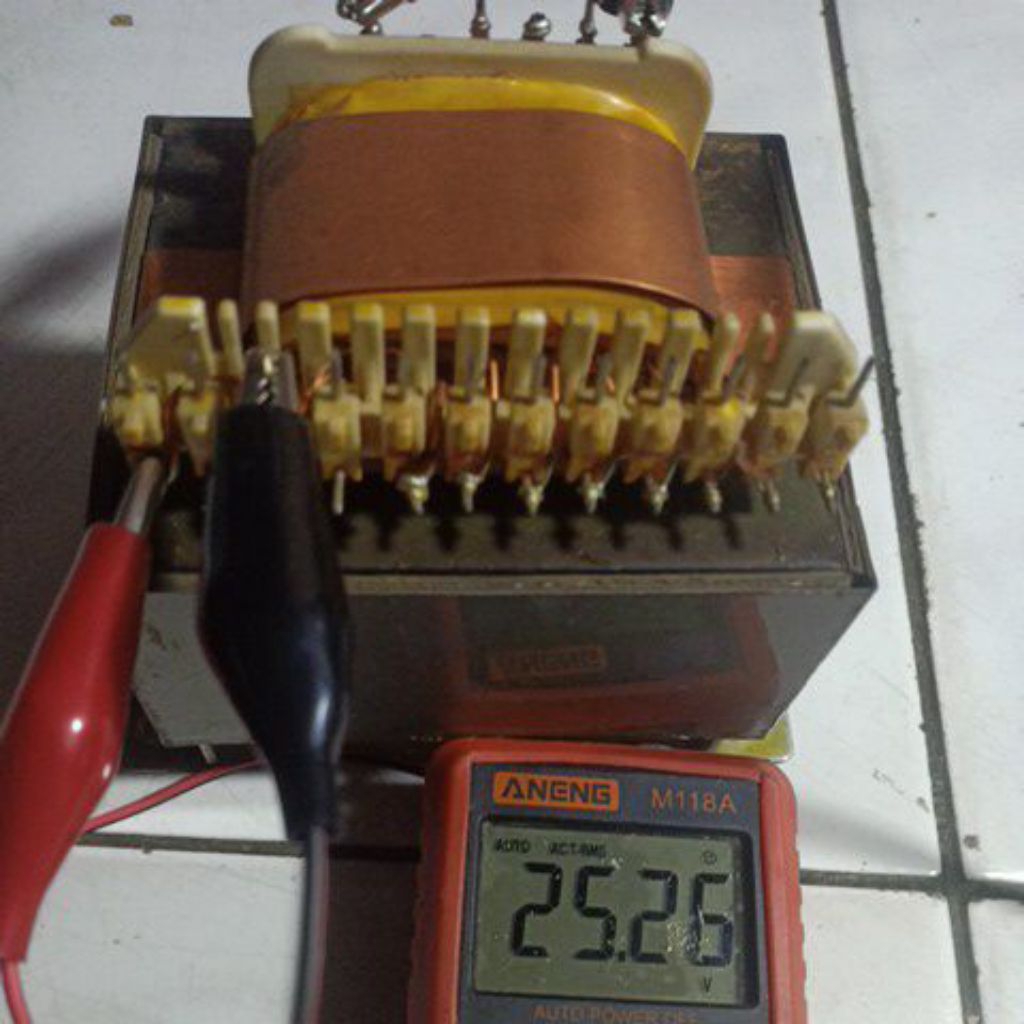 trafo bando 5amper murni 25.24v ct 25.24 v 0v-16v 0v-11.8v 0v 3.5vORI copotan compo sony