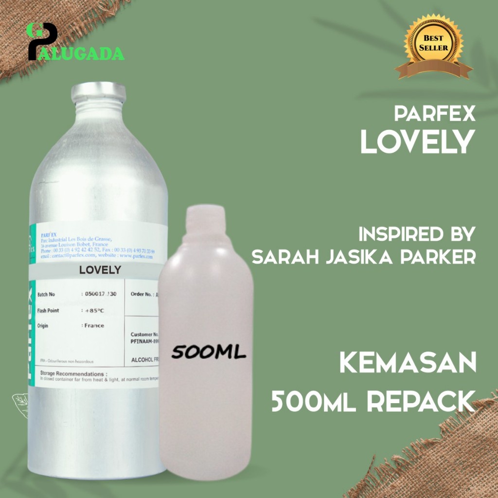 BIBIT PARFUM LOVELYY | PARFEX | 500ML REPACK