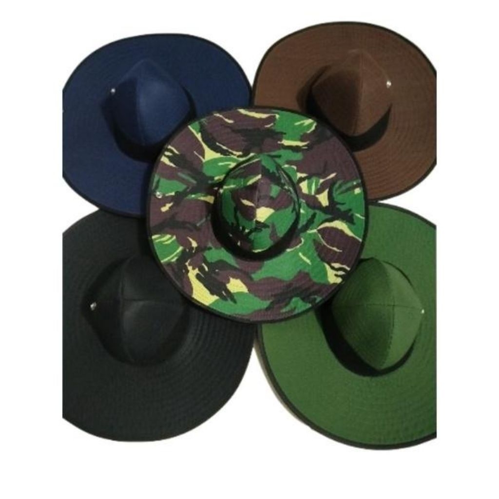 Topi Mexico Lebar , Topi Petani Topi Berkebun Anti Panas Dan Hujan
