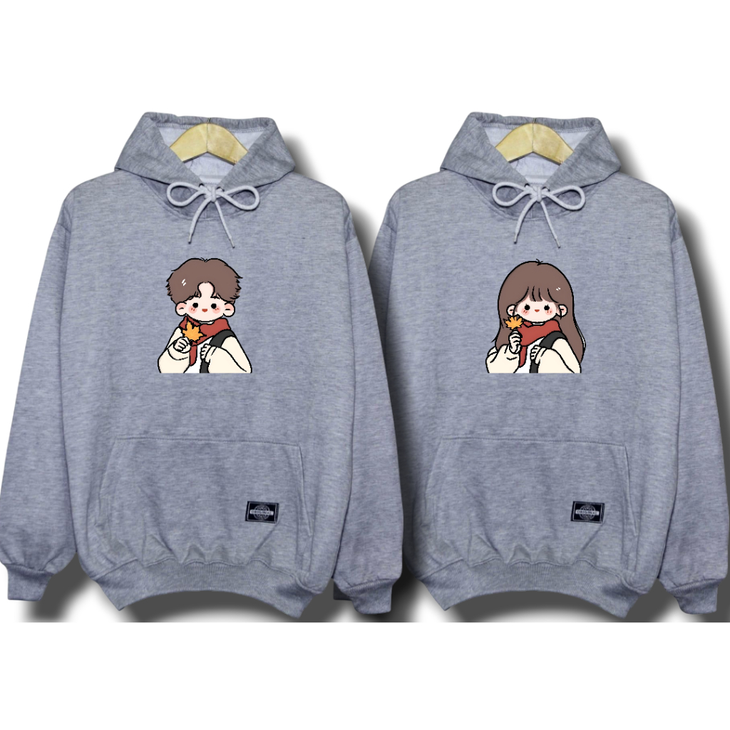 hoodie couple pria wanita / jaket couple viral kekinian / sweater couple pasangan terbaru / HOODIE p
