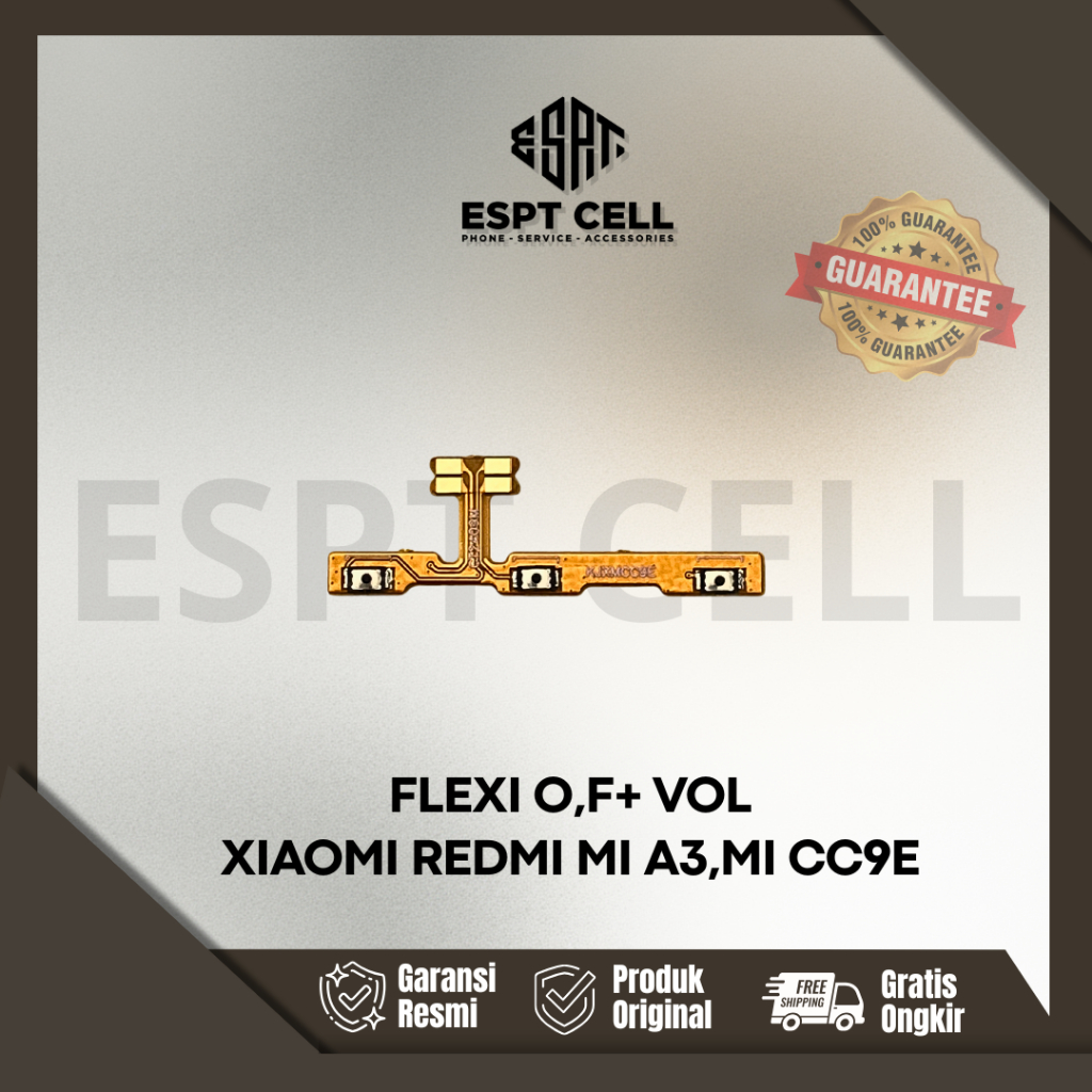 FLEXIBLE ON OFF + VOLUME XIAOMI MI A3 - MI CC9E FULSET