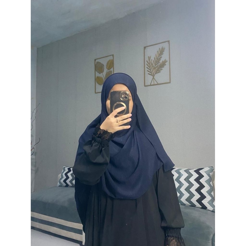 Hijab Pashmina/Pashmina Crincle Air Flow Premium Jumbo 75 * 180