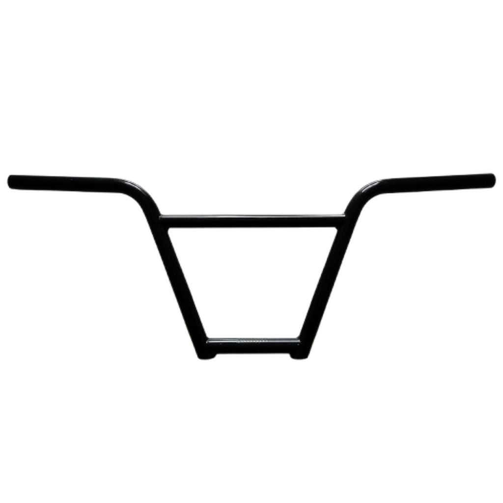 Stang sepeda bar bmx 4pc bars hitam besi rise 9