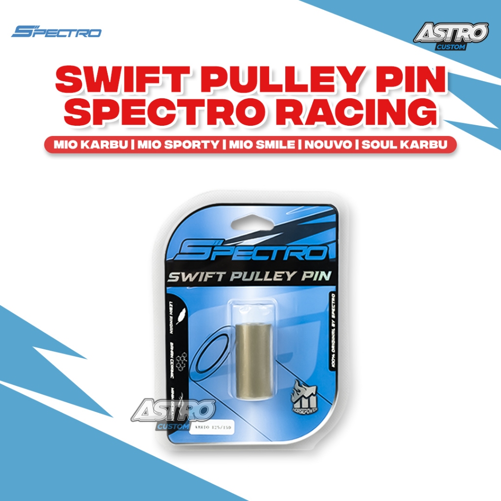 Spectro Pulley Pin Swift Mio Karbu Sporty Smile Soul Fino Nouvo Bushing Ceramic Rumah Roller Bosh