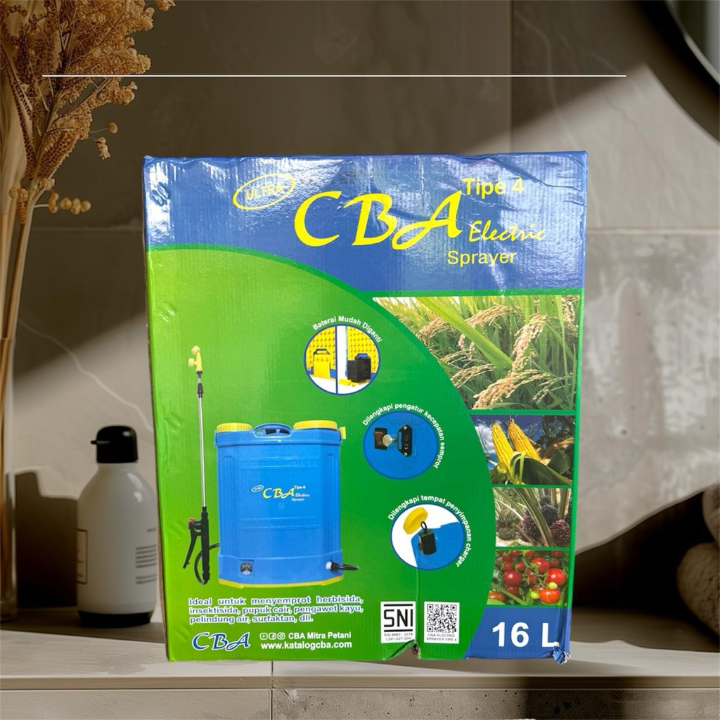 Sprayer Tanki Elektrik CBA Tipe 4 16 Liter Mesin Semprot Pertanian