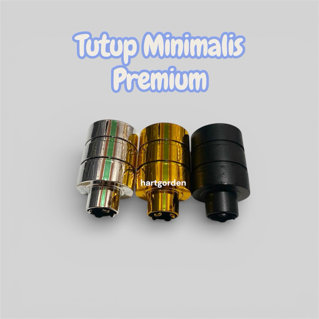 Endcup Tabung Minimalis Premium Jumbo Tutup Rel Gorden Mudah Dipasang
