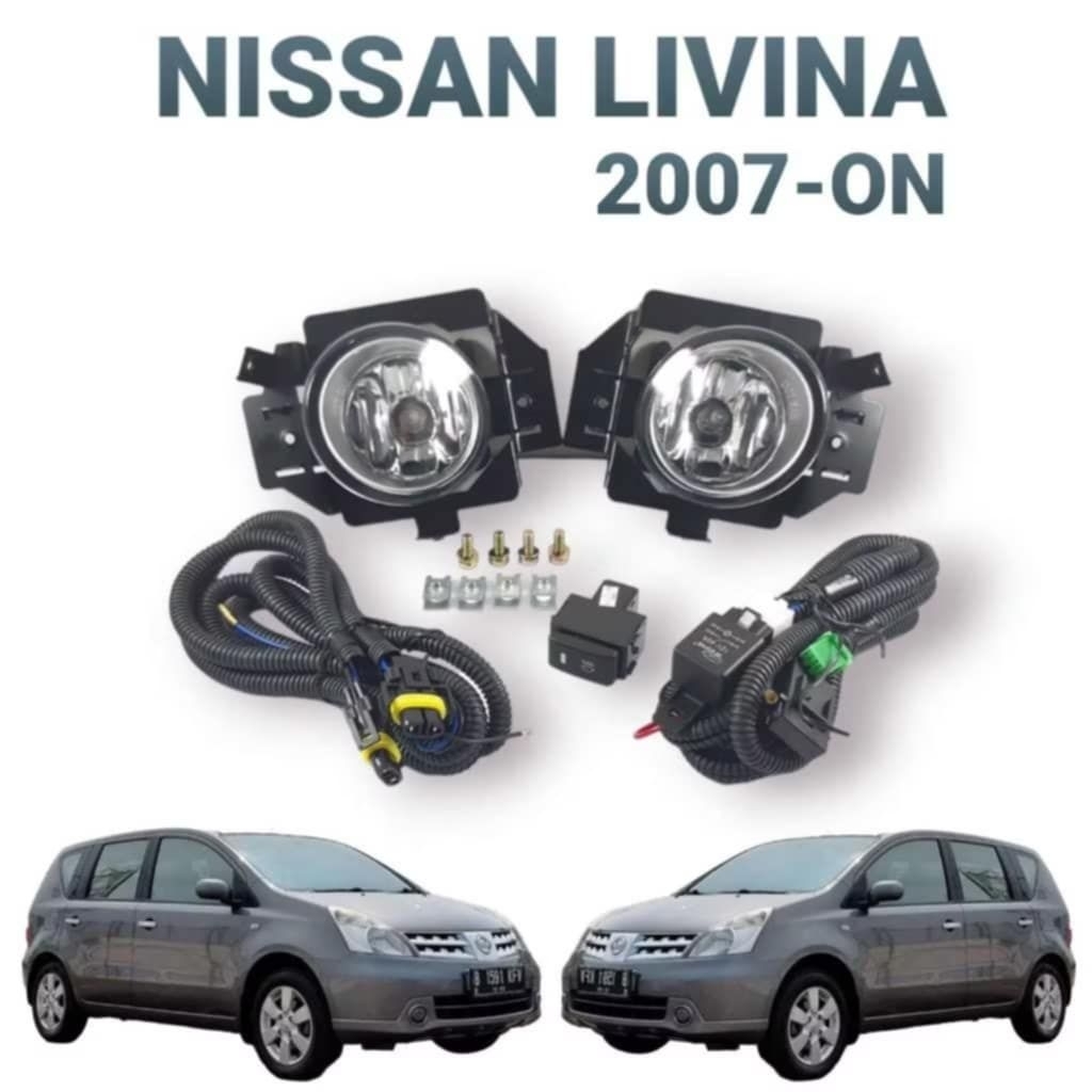 Foglamp Lampu Kabut Mobil NISSAN GRAND LIVINA 2006 2007 2008 2009 2010 2011 2012