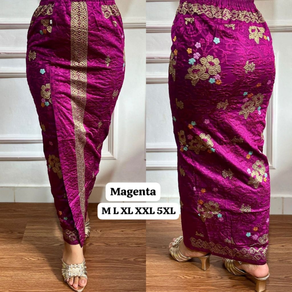 KAMEN JADI BORDIR SONGKET PREMIUM STRECH ORI BENANG PRADA // ROK BORDIR SONGKET BALI// KAMEN JADI