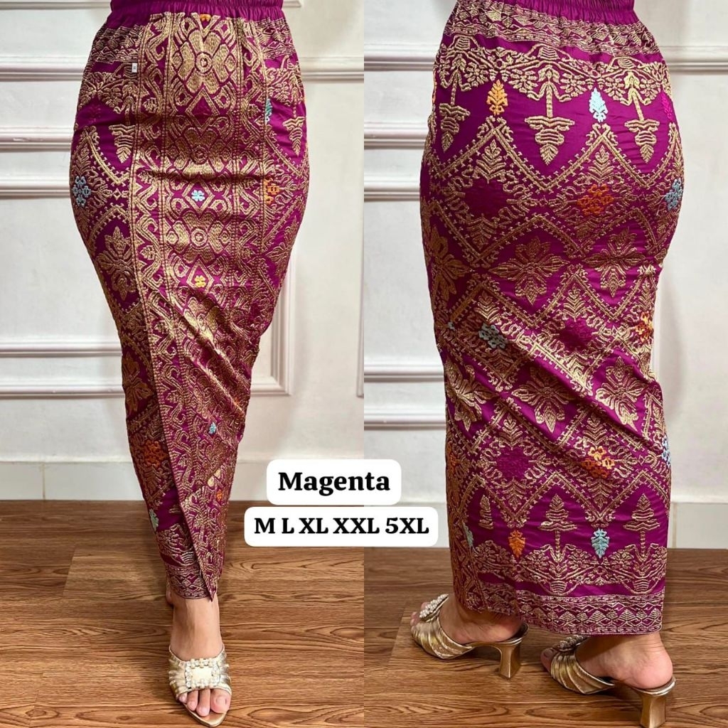 ROK BORDIR SONGKET BALI // Kamen jadi songket bordir strait Premium quality