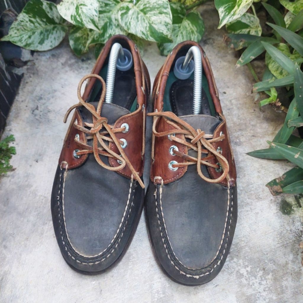 sepatu kulit second sebago  size 43(28cm)