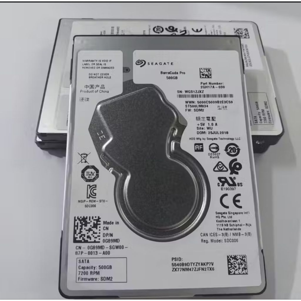 HDD SEAGATE BARACUDA 500GB SATA 2,5inch 7200RPM Original