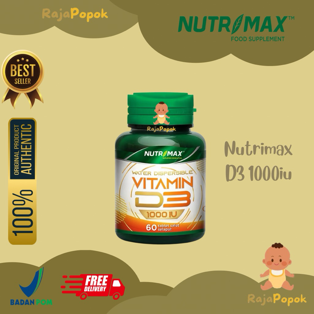 Nutrimax Vitamin D3 1000 IU 60 Tablet | Vitamin D