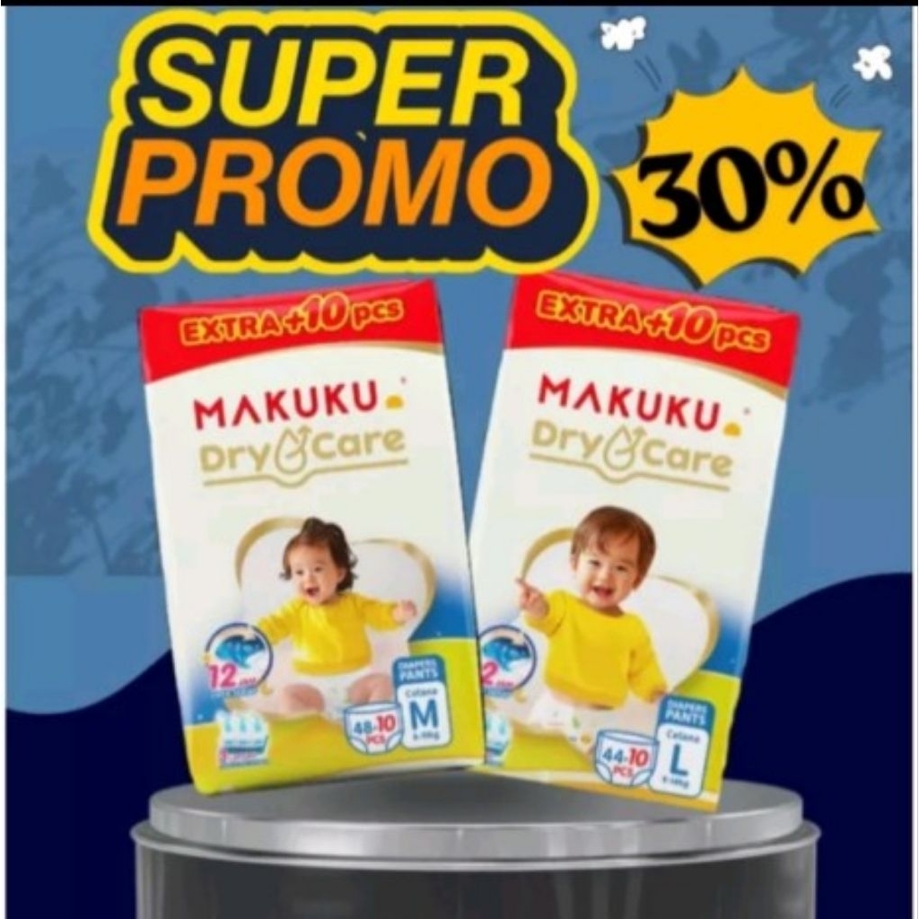 Makuku Dry Care M48+10/L44+10 Termurah