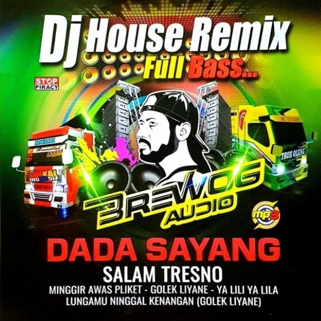 Kaset MP3 DJ House Music Remix Full Bass Progressive