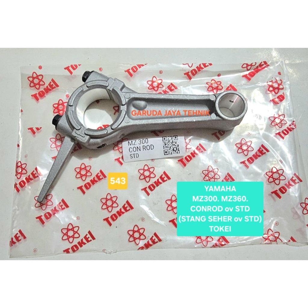 conrod piston stang piston stang seher seker YAMAHA MZ300 MZ360 STD TOKEI (543)
