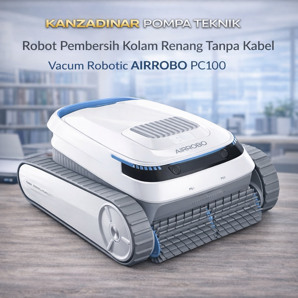 Robot Pembersih Kolam Renang Tanpa Kabel Vacum Robotic AIRROBO