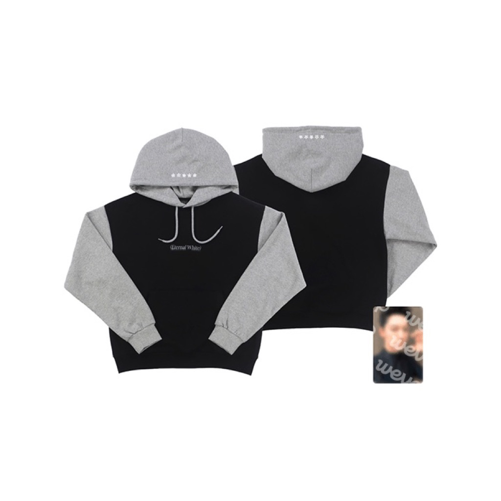 [PRE ORDER] MD HOODIE + PHOTOCARD SET WAYV ETERNAL WHITE KUN TEN XIAOJUN HENDERY YANGYANG OFFICIAL M