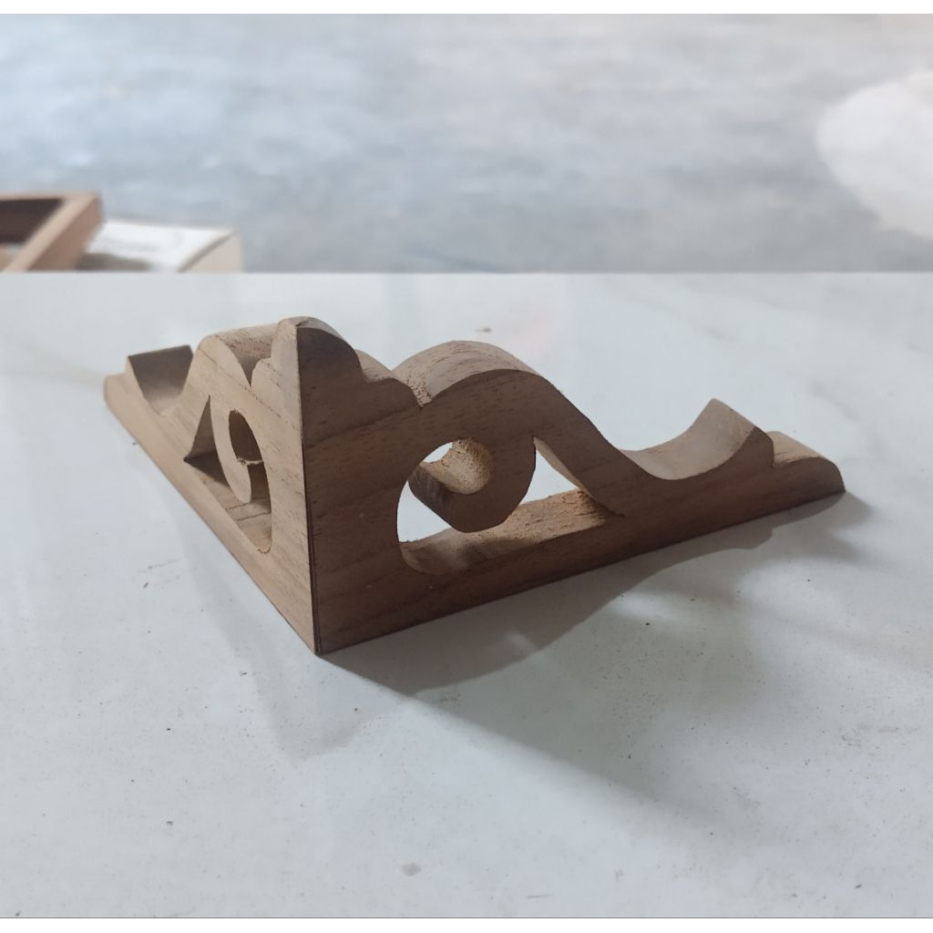 Kaki Sangkar Burung ukir kayu jati satusett isi 4pcs