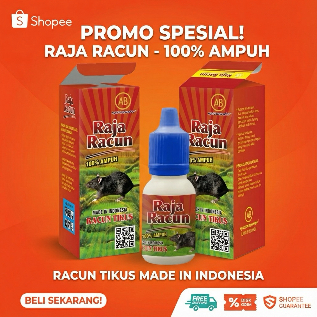 Terbaiik RACUN TIKUS CAIR TETES AMPUH BASMI TIKUS RAJA RACUN