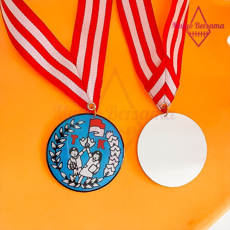 Medali Wisuda Kelulusan Logo TK Medali TK Model Bulat - Mulyo Bersama