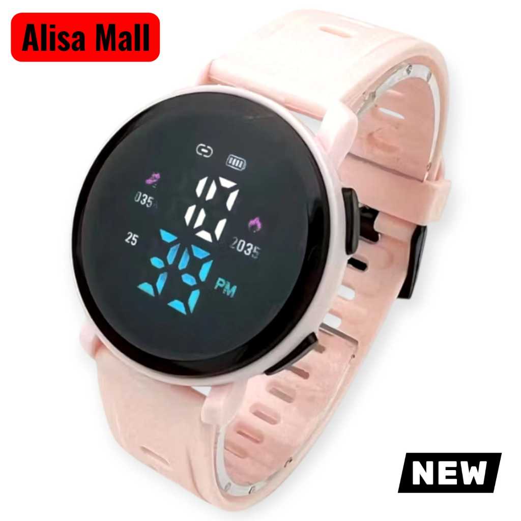 Jam Tangan Cewek - Terbaru Elegan Digital Anti Air Sporty Jam Tangan Wanita