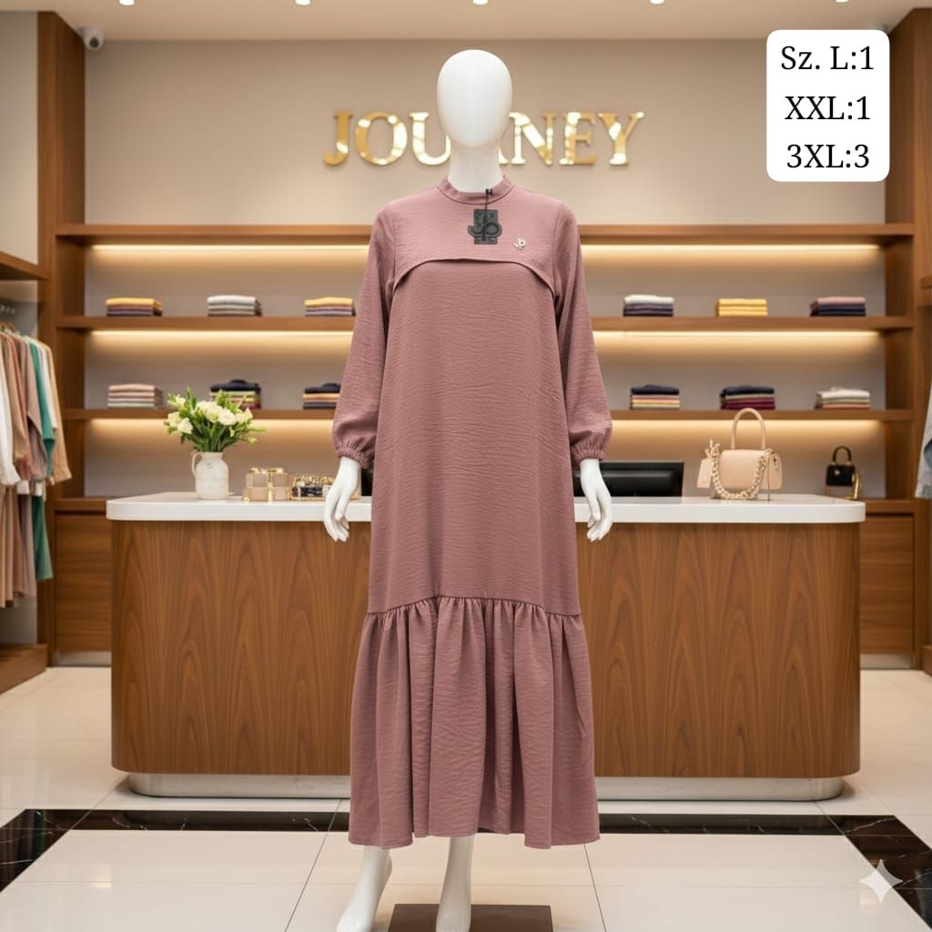 ELLA DRESS GAMIS TERBARU BY JOURNEY SCRAVES