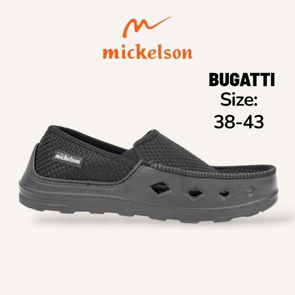 MICKELSON-BUGATTI Sepatu Slip On Sepatu Karung Pria Ringan Original