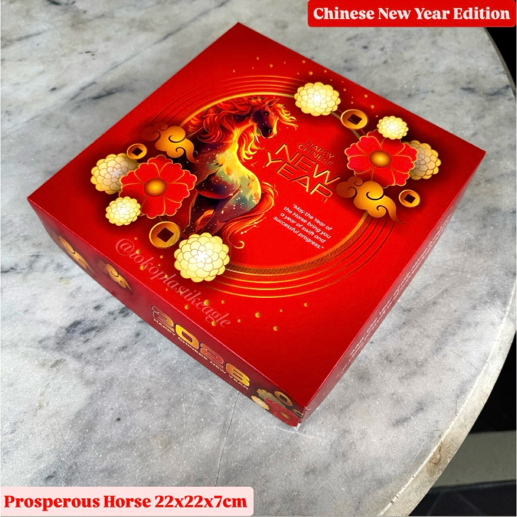 [CHINESE NEW YEAR EDITION] Dus imlek kode “Prosperous Horse” uk 22x22x7cm