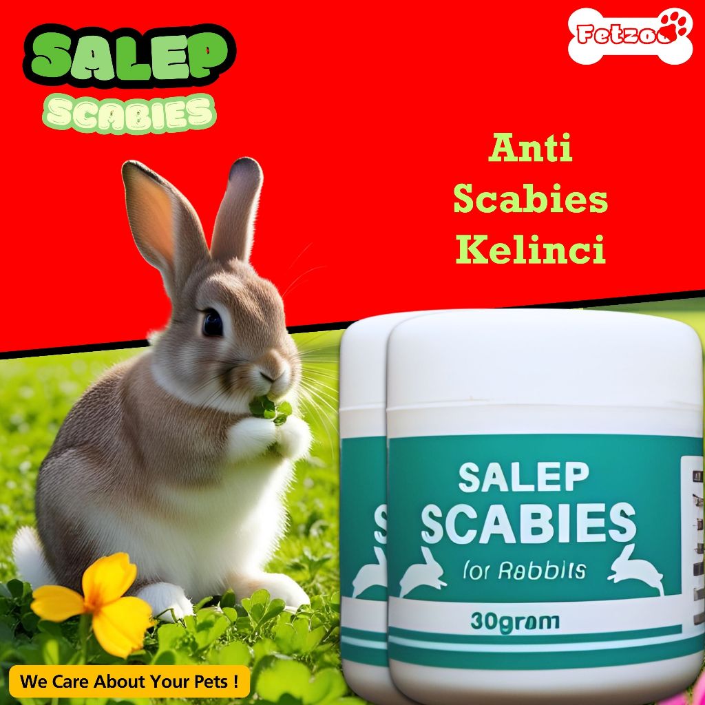 Salep anti scabies kelinci salep ampuh mengatasi tungau scabies ampuh FETZOO