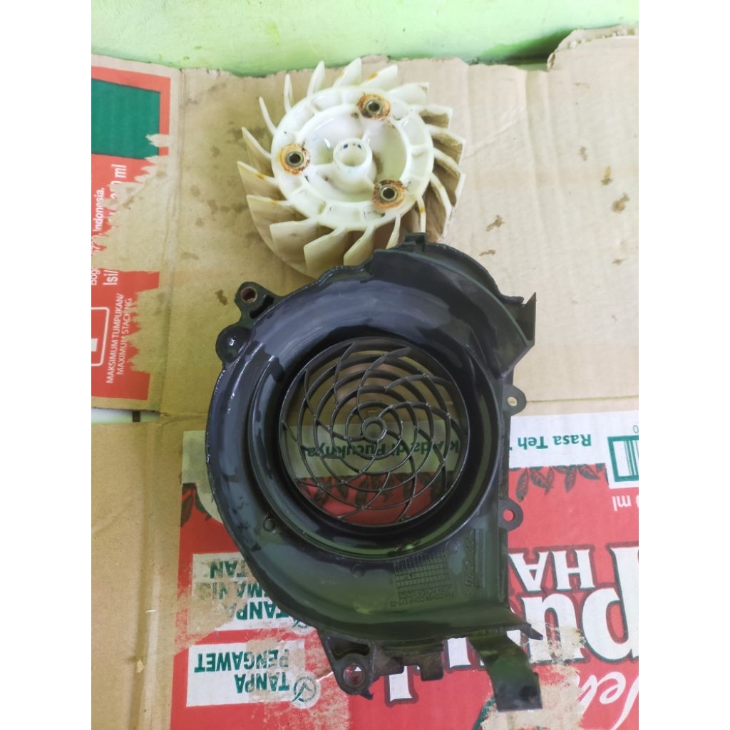 cover tutup kipas+ kipas Beat karbu/ Scoopy karbu/ Spacy karbu original