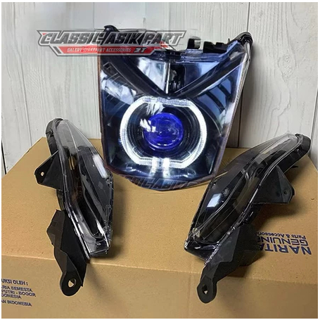 LAMPU DEPAN BILED MATRIX X1 + SEIN ALIS