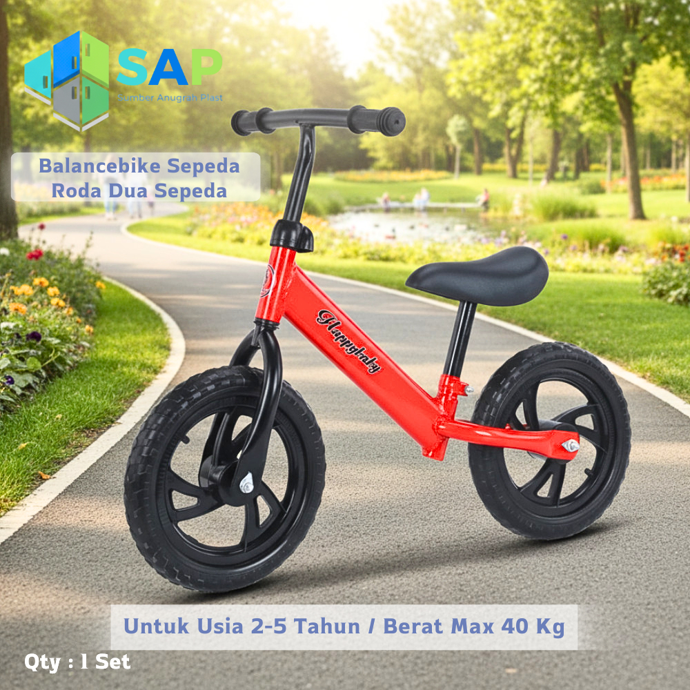 SAP Balancebike Sepeda Roda Dua Sepeda Anak Umur 1 2 3 4 5 Sepeda Tanpa Pedal