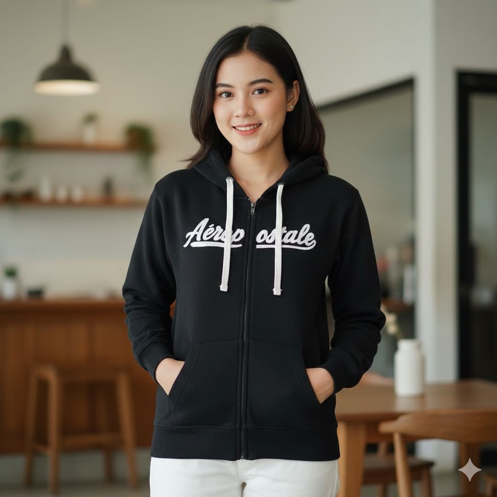 Hoodie Zipper Aeropostale