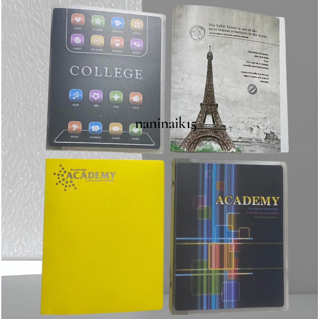 BUKU BINDER NOTE A5 KECIL / MAP LOOSE LEAF  FOLDER ONE ( 1PCS )