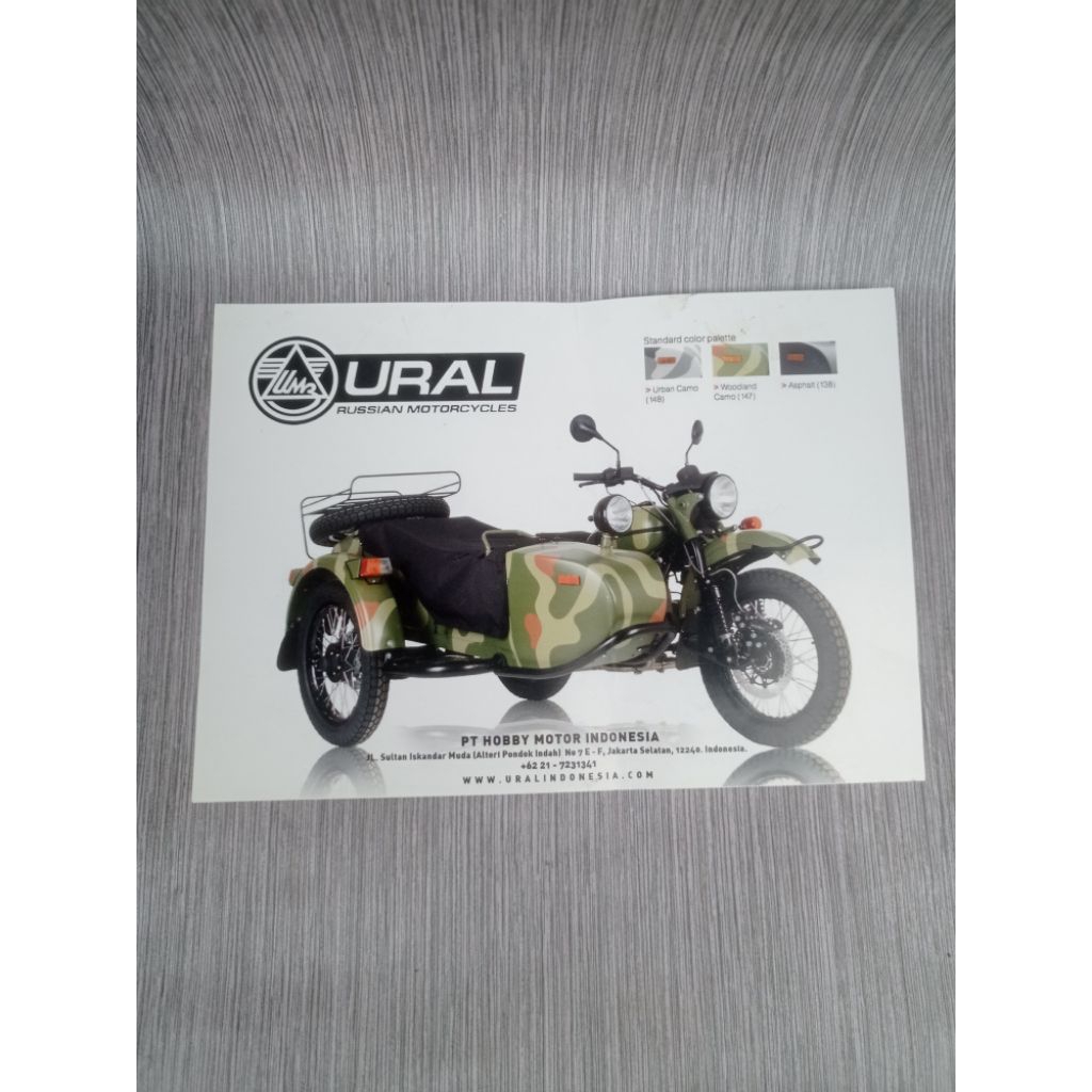 brosur poster motor ural sespan